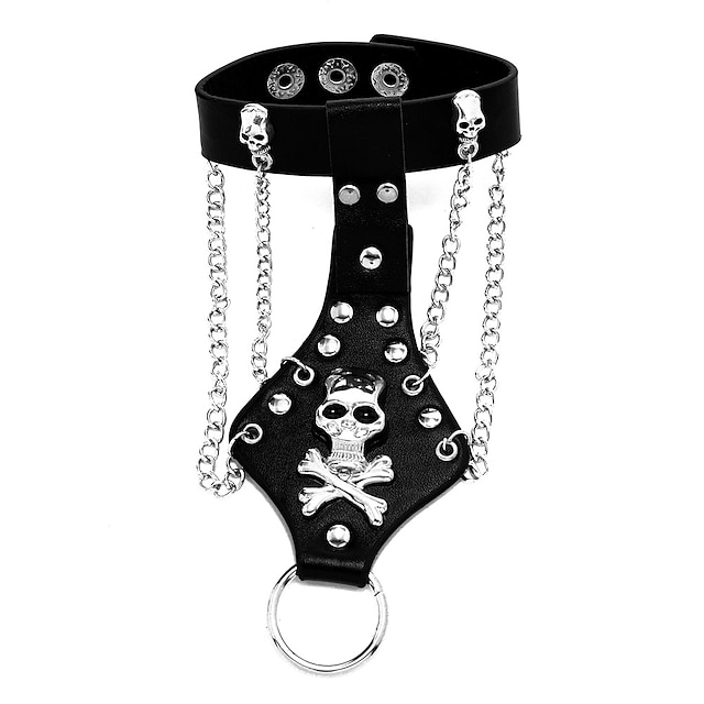  Náramky Náramek z PU kůže Prsteníček Retro Punk a gotika Slitina Pro Kostýmová hra předvečer Všech svatých Karneval Dámské Kostýmní šperky Módní šperky