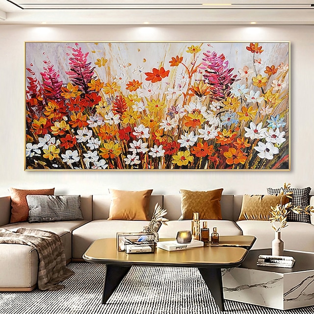  mintura käsintehdyt kukat maisema öljyvärimaalaukset kankaalle seinä taide sisustus moderni kuva kodin sisustukseen rullattu kehyksetön venyttämätön maalaus