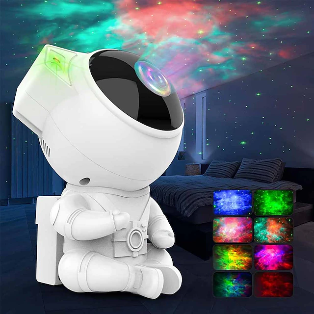 Space Buddy Projector Astronaut Projector with Colorful Nebulae Star Projector Night Light for Kids Adults Room Decor Aesthetic Gifts for Christmas and Birthdays 7