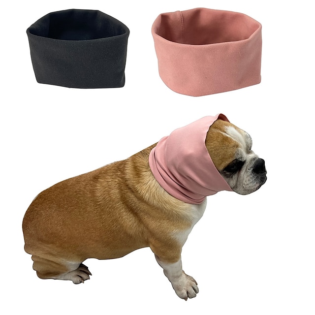  câine și pisică eșarfă de reducere a zgomotului lavabil moale izolat și elastic pălărie populară