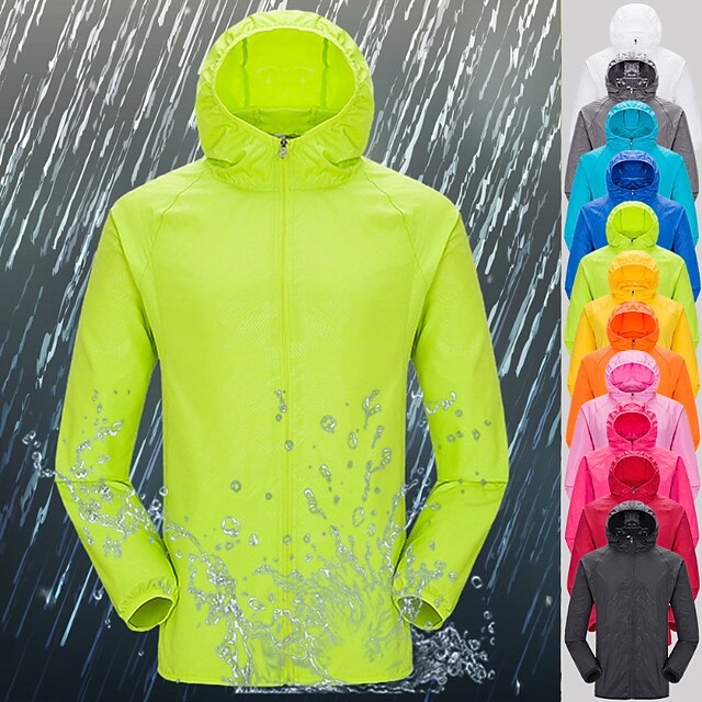 Men's Women's Hiking Raincoat Waterproof Hiking Jacket Rain Jacket