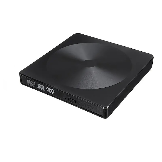  Portable CD/DVD Burner with USB 3.0 Type-C Port for Mac Windows & Linux