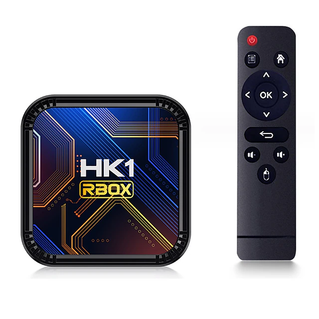 Smart TV Box HK1 RBOX K8S Android 13 8K Android TV Box RGB Light 4GB ...