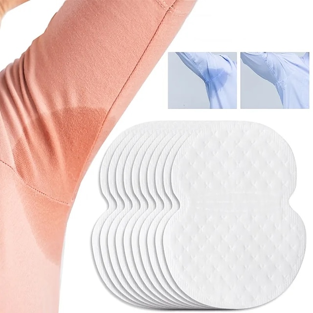  50Pcs Disposable Anti Sweats Stickers Armpits Sweat Pads Disposable Underarm Gasket Sweat Absorbing Pads for Armpits Linings