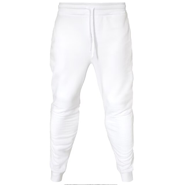 Men's Sweatpants Joggers Winter Pants Trousers Pocket Drawstring ...