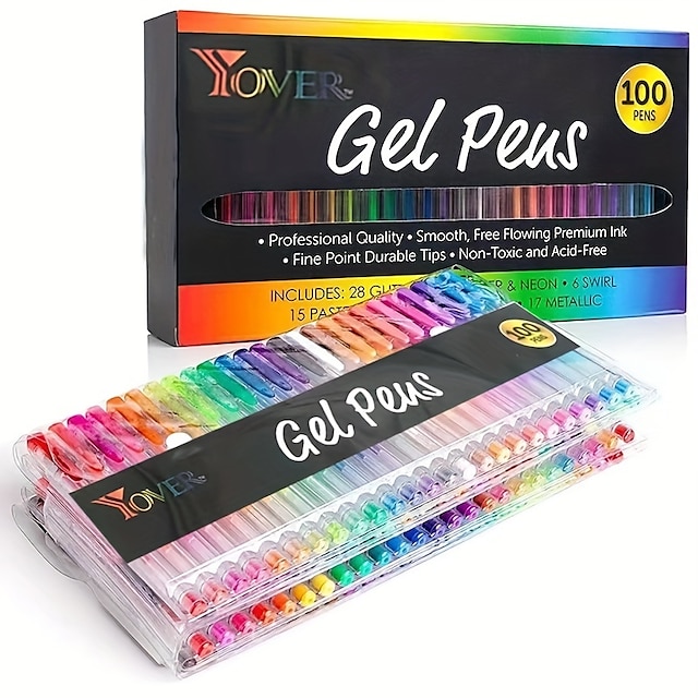  penna gel glitter colore penna neutra penna a sfera penna conto mano stelle luminose lampeggianti per bambini colore speciale per prendere appunti