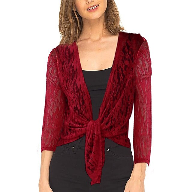 Shawls Women's Wrap Bolero Mother's Wraps Pure Elegant Half Sleeve Lace Wedding Wraps With Pure