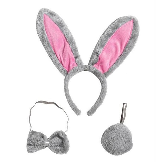  Mad Animal City Judy Rabbit Plush Ear Hair Band Cosplay Self Shot Prop Cartoon Party Headband Jewelry