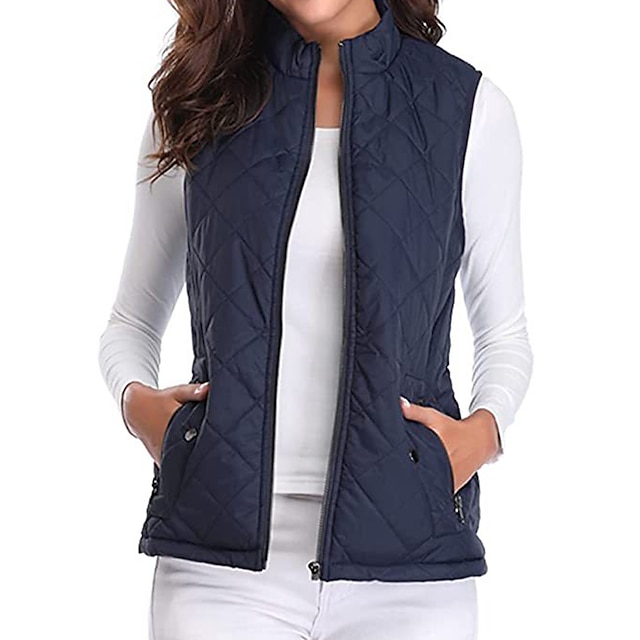 Women's Hiking Vest Sleeveless Top Outdoor Thermal Warm Quick Dry