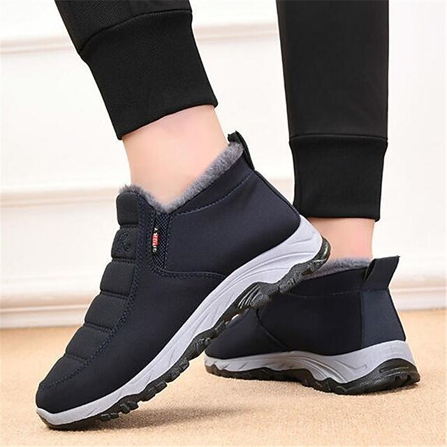 Women's Boots Snow Boots Plus Size Winter Boots Outdoor Daily Fleece Lined Booties Ankle Boots