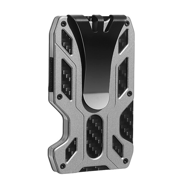 1pcs Credit Card Holder Wallet Plastic Metal Name Card Holder with