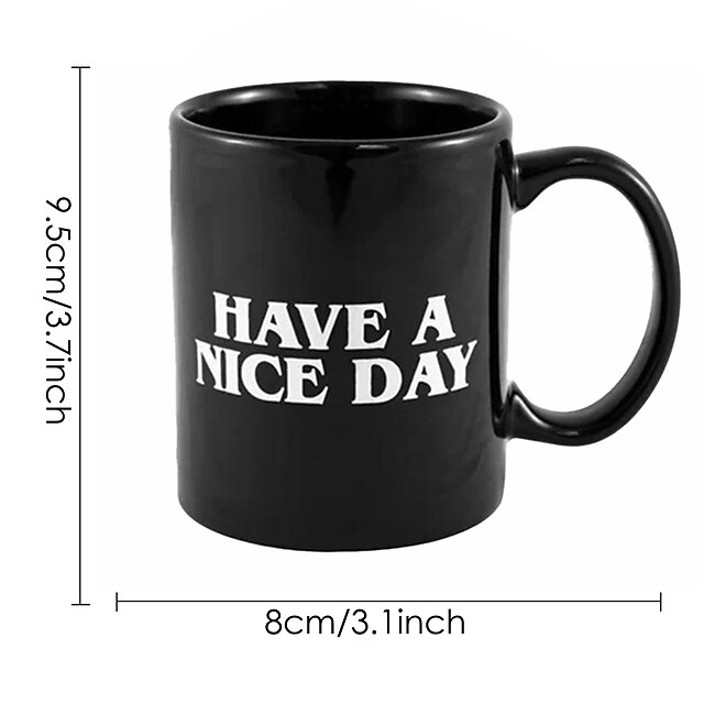 Creative Mug Have a Nice Day Coffee Mug Middle Finger Funny Cup for