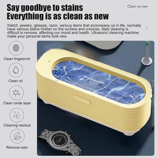  多機能洗浄機ジュエリー化粧ブラシメガネクリーナーポータブルミニ電動クリーニングボックス