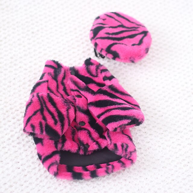  Dog Cat Coat Jacket Fashion Cute Winter Breathable Soft Washable Comfortable Outdoor Casual Daily Dog Clothing for Bichon Frise Pomeranian Baby Pet Papillon Small