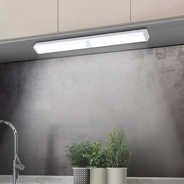  LED capteur pir veilleuse à intensité variable usb rechargeable lampe de nuit armoires de garde-robe escalier couloir maison éclairage de nuit