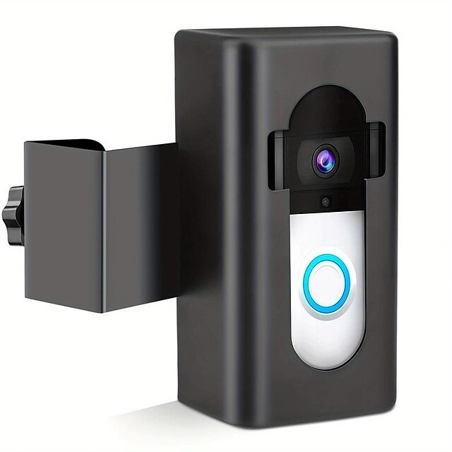  Ring Video Doorbell Bracket No Drilling Mounting Bracket Ideal Door Camera for Apartments Bracket Metal Bracket