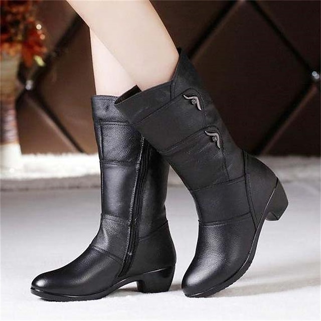 Buy Ravel Brown Leather Zip-Up Mid-Calf Boots From USA
