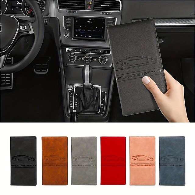  1pc Driver's License Cover, Car Long Multifunctional Driving License Holder Bag