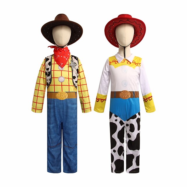 Toy Story Woody Tracy Cosplay Costume Halloween Group Family Costumes Kid's Boys Girls' Cosplay
