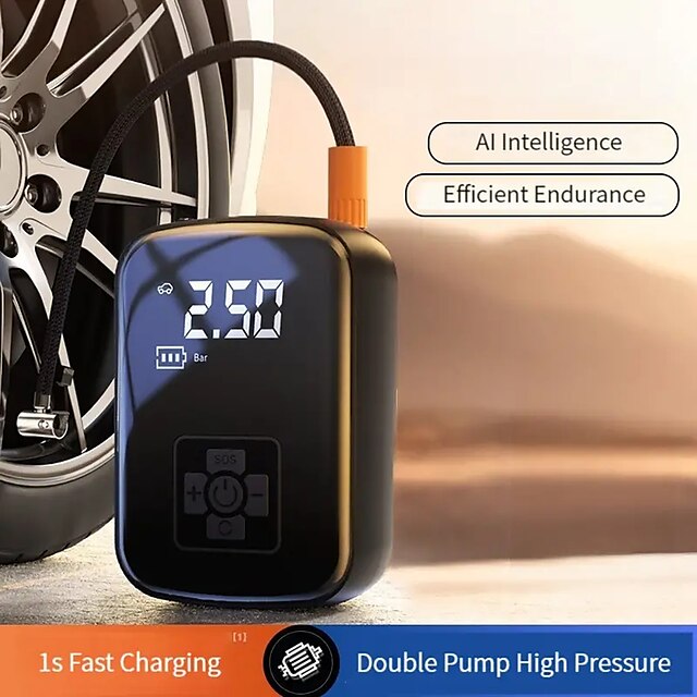 Car Wireless Air Pump Car Portable Air Pump Electric Car Tire Pump