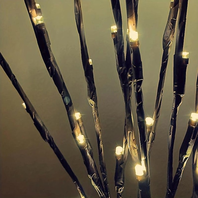 Led Maple Leaf Branch Light Battery Operated Lighted Branch Artificial Leaves 30 Inch 20 LED Little Twig Light For Home Christmas Decoration (Fall Maple Leaf - View #4