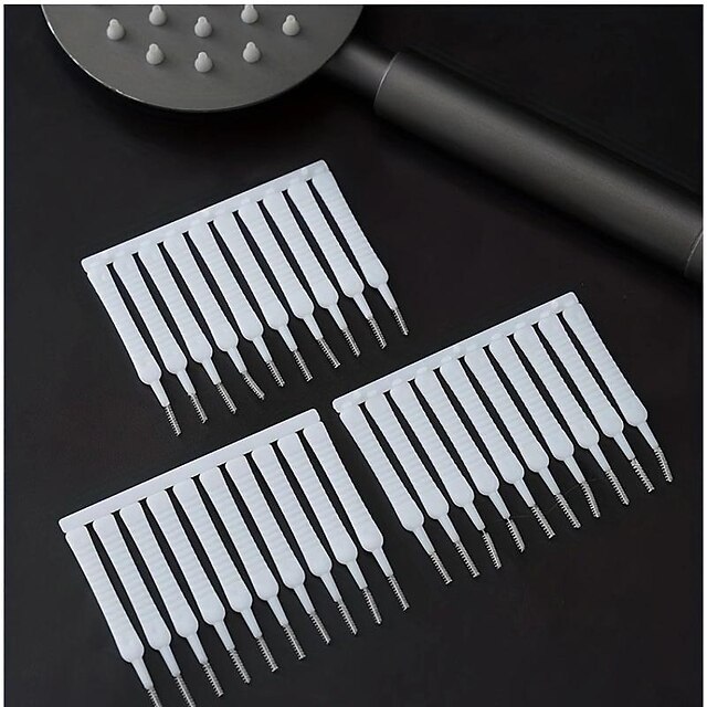 10pcs Bathroom Shower Head Cleaning Brush, Washing Anti-clogging Small Brush,  Pore Gap Cleaning Brush For Kitchen Toilet Phone Hole