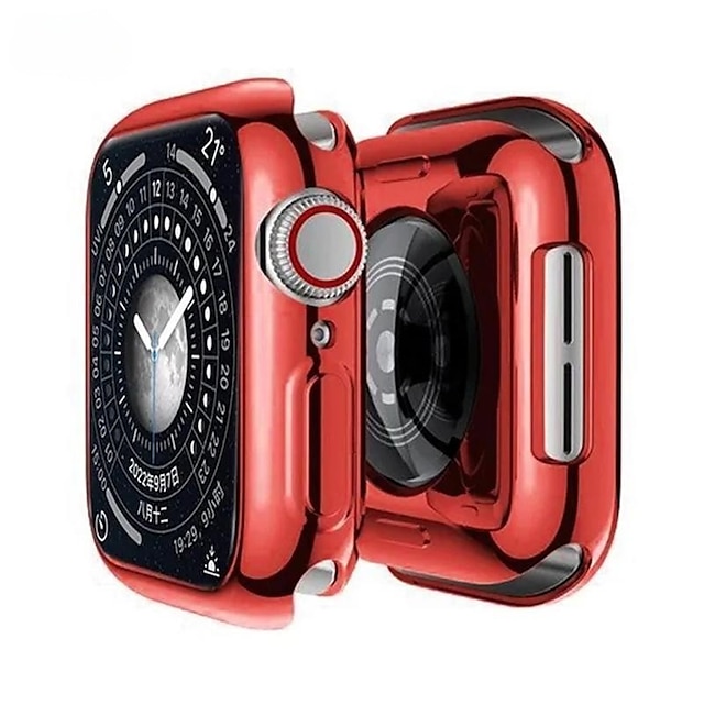  と互換性があります Apple Watch Series 8 7 45mm / Series 8 7 41mm / Series 6 5 4 SE 44mm / Series 6 5 4 SE 40mm / Series 3 2 1 42mm オールアラウンドプロテクティブ 耐衝撃 TPU 腕時計 カバー