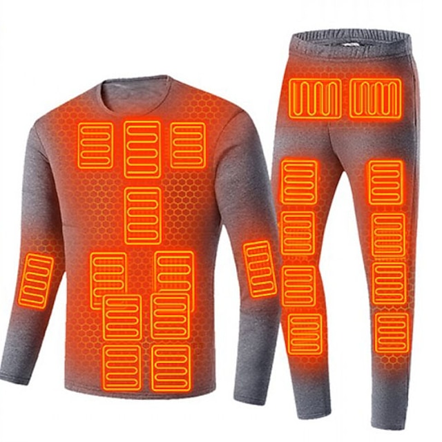 28 Area Heated Thermal Shirt Male Heated Thermal Underwear Woman/Men
