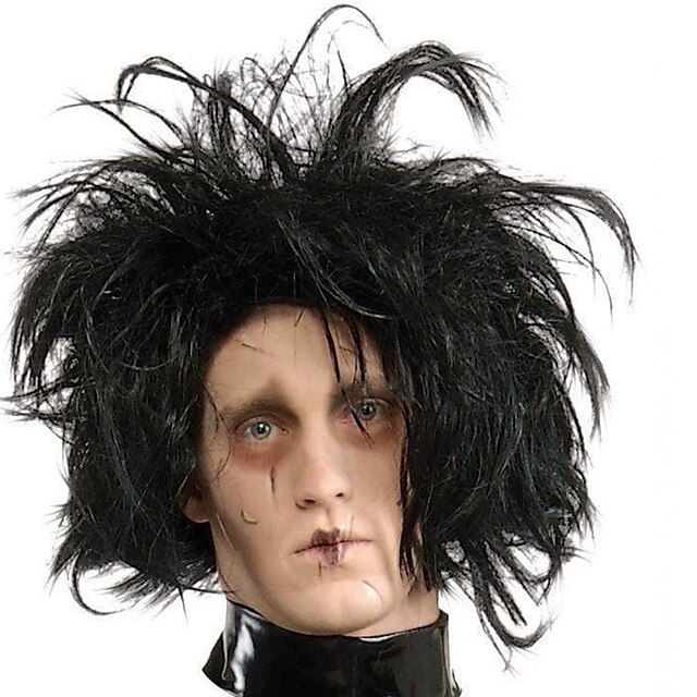 "Edward Scissorhands - Black" Halloween Costume Wig2