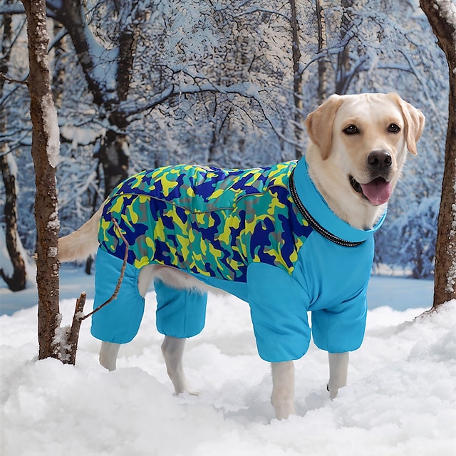  manteau pour chien veste pour chien vêtements en coton grande et moyenne taille alaska samo gold vêtements d'automne et d'hiver pour animaux de compagnie en peluche épaissie veste chaude à quatre