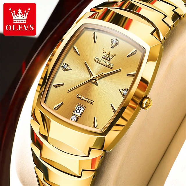  Olevs marque montres pour hommes calendrier lumineux affichage de la semaine chronographe multifonction montre à quartz étanche sport montres pour hommes