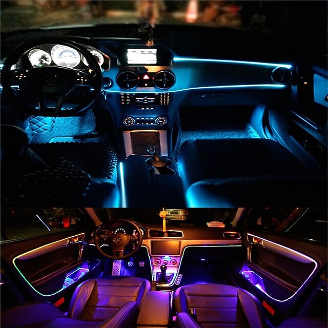 8 Meters Car Interior Atmosphere Light Hidden Cold Light Modification
