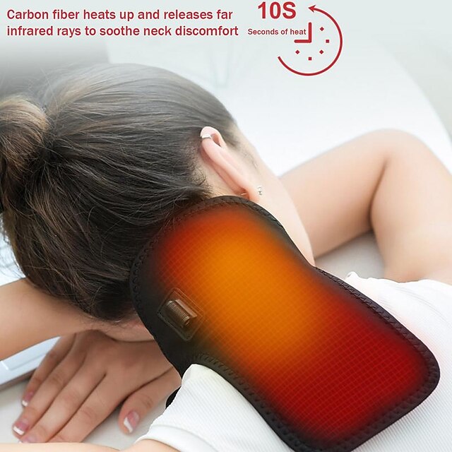 Neck Heating Pad Ulktrasoft Electric Heating Pad USB Rechargeable