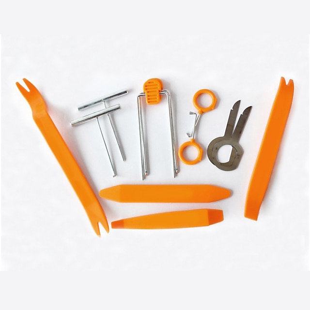  12pcs Auto Car Radio Door Clip Panel Trim Dash Audio Removal Installer Pry Tool