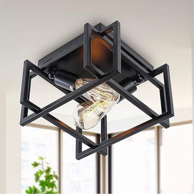  Ceiling Lamp Iron Ceiling lamp Master Bedroom Ceiling lamp Creative Warm Simple Modern Study Lamps and Lanterns Ceiling Light 110-240V