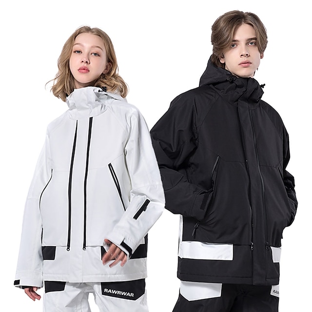 Men's Women's Ski Jacket Outdoor Winter Thermal Warm Waterproof Windproof Breathable Jacket for Snowboarding Ski Winter Sports