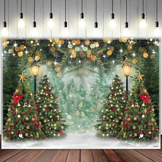  Рождественские украшения дерево висит гобелен настенное искусство Рождество большой гобелен фреска декор фотография фон одеяло занавеска для дома спальня гостиная украшения