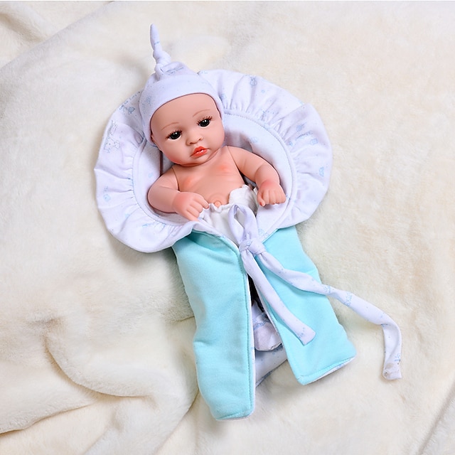  30 cm ca. Puppe Wiedergeborene Babypuppe lebensecht Niedlich Ungiftig Kreativ Vinyl mit Kleidung und Accessoires für Geburtstags- und Festgeschenke für Mädchen