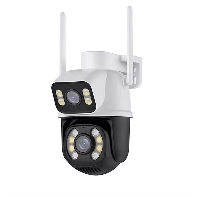 מצלמת wifi חיצונית ראיית לילה מסך כפול זיהוי אנושי 3mp אבטחה הגנת CCTV מעקב מצלמת ip