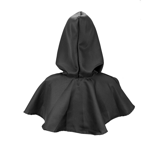 Punk And Gothic Medieval Renaissance 17th Century Cape Cosplay Costume Masquerade Hooded Cloak