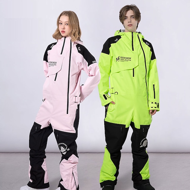  Men's Women's Ski Suit Outdoor Winter Thermal Warm Waterproof Windproof Breathable Snow Suit for Skiing Snowboarding Winter Sports