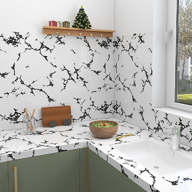 Marble Wallpaper Peel And Stick Wall Sticker SelfAdhesive Waterproof