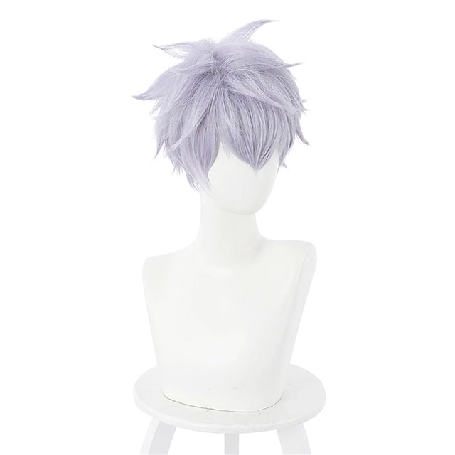  Purple Cosplay Party Wigs Halloween Wigs