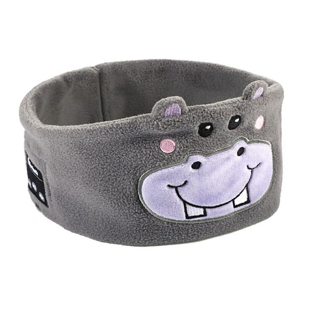  Cuffie wireless musicali morbide e elastiche per bambini cuffie per animali da sonno mascherina per occhi Bluetooth V5.0 cuffie con fascia
