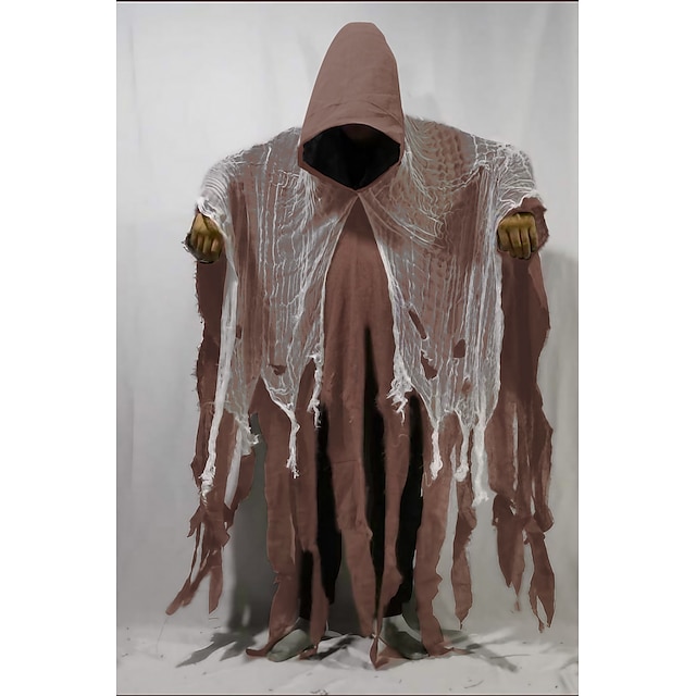  Duch Smrtka předvečer Všech svatých Cosplay kostým Kostým na Večírek plášť s kapucí Úbory Strašidelný kostým Dospělé Pánské Dámské Plesová maškaráda Mardi Gras Výkon Párty předvečer Všech svatých