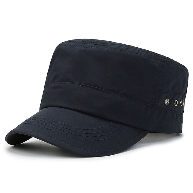  Kadettenhut Armeemütze Basic Alltagsmütze im Militärstil Trucker Dad Hat Military Flat Top verstellbare klassische Baseballmütze