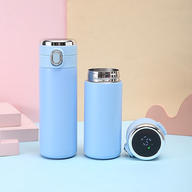  tazza thermos intelligente mini tazza thermos in acciaio inossidabile tazza d'acqua portatile a prova di perdite con filtro acqua tazza per bottiglia di tè e caffè