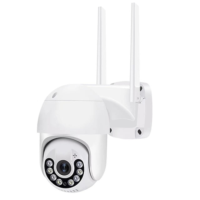  3mp ptz wifi ip κάμερα παρακολούθησης ήχου cctv εξωτερικού χώρου 4x ψηφιακό ζουμ νύχτα πλήρους χρώματος ασύρματη αδιάβροχη ασφάλεια