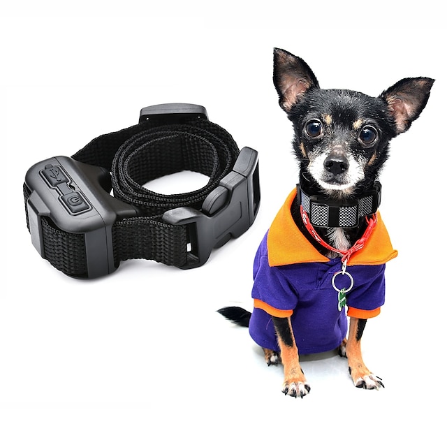  automatische blafstop voor kleine honden anti-blaffen elektrische schok halsband opladen waterdicht geschikt voor kleine honden
