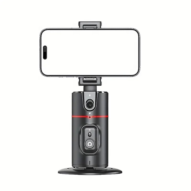  bastão de selfie inteligente multifuncional portátil com rotação de 360º e rosto rápido & montagem de robô cinegrafista de rastreamento de objetos para vídeo de telefone vlog transmissão ao vivo